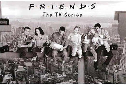 Friends- Black & White Poster Rolled 36 x 24 PSA009999
