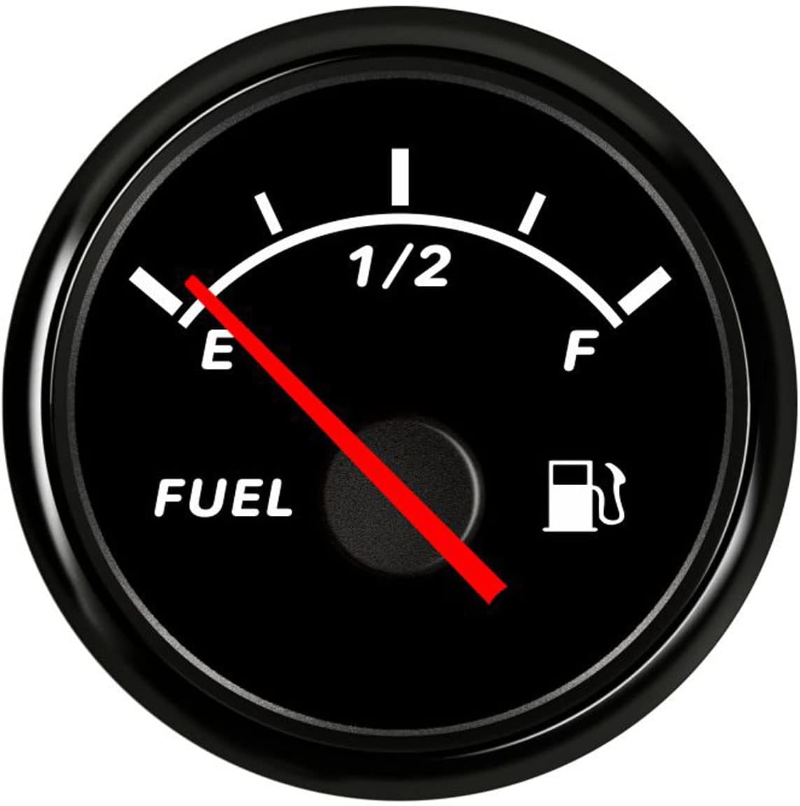 52mm(2") Digital Fuel Level Gauge Universal Fuel Level Meter 0-190 ohm Signal with Backlight for Marine Boat Car Motorcycle