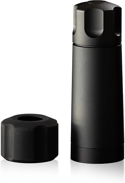 MANNKITCHEN Travel Size Pepper Cannon Compact Heavy-Duty Mill