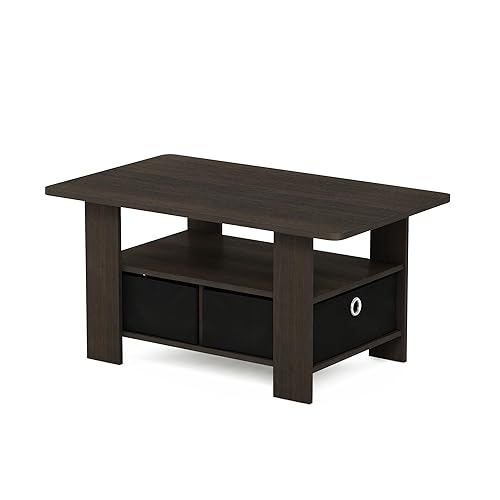 ANDREY Coffee Table, Small Modern Coffee Table with Storage and