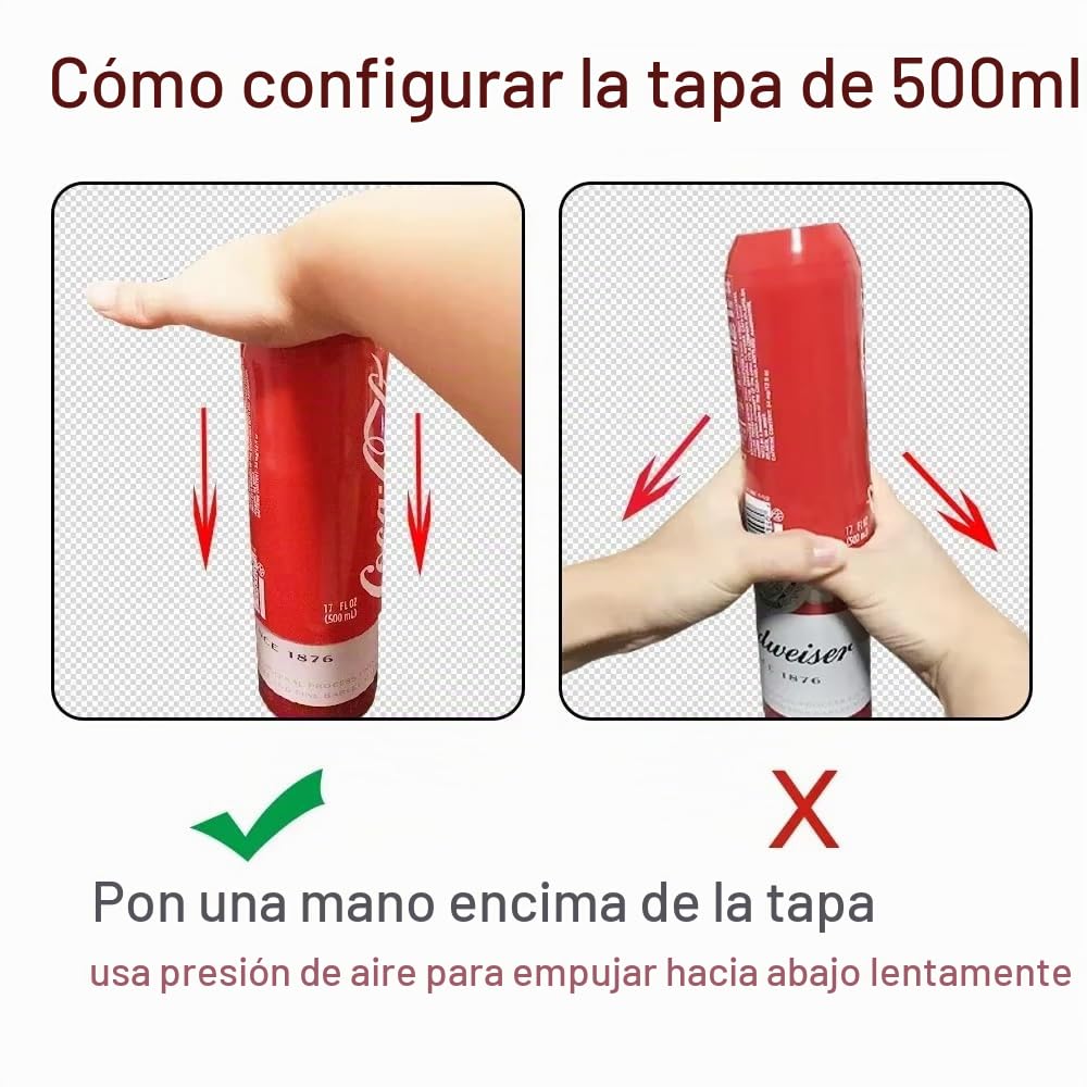 Funda para botella de cerveza de cola para cerveza, funda para botella de cerveza, bolsa térmica compatible con viajes de camping, senderismo, Hide a lata, 2 unidades de 500 ml, rojo