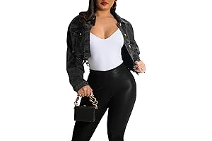 Women's Cropped Denim Jacket: Timeless and Edgy Style