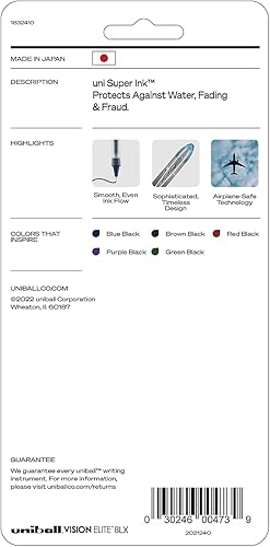 Miniatura 4 de Uni-ball Vision Elite BLX - Bolígrafos de infusión