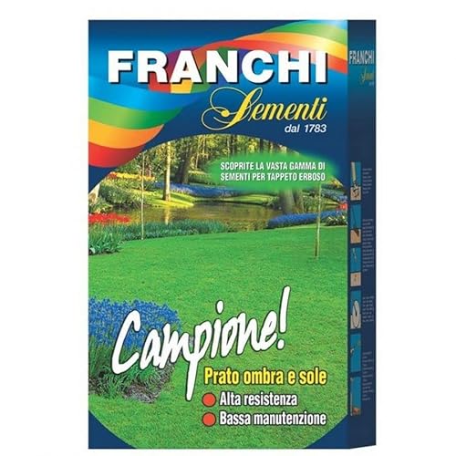 SEMENTI PRATO SOLE E OMBRA CAMPIONE 1KG FRANCHI SEMENTI