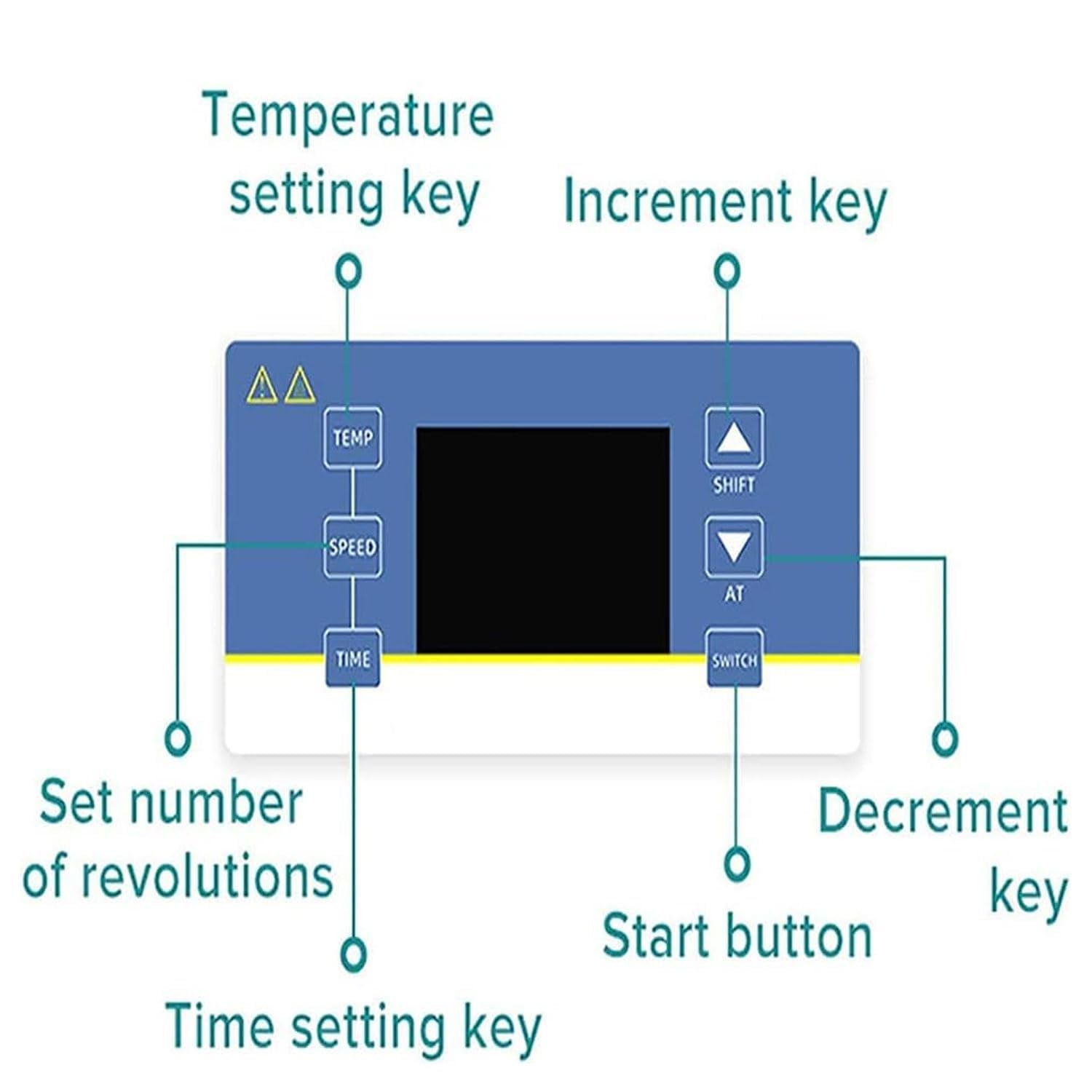 Agitador magnético digital con calefacción, sonda de temperatura, capacidad de 5 litros, panel de aleación de aluminio, velocidad variable 200-2000 rpm para laboratorios y escuelas