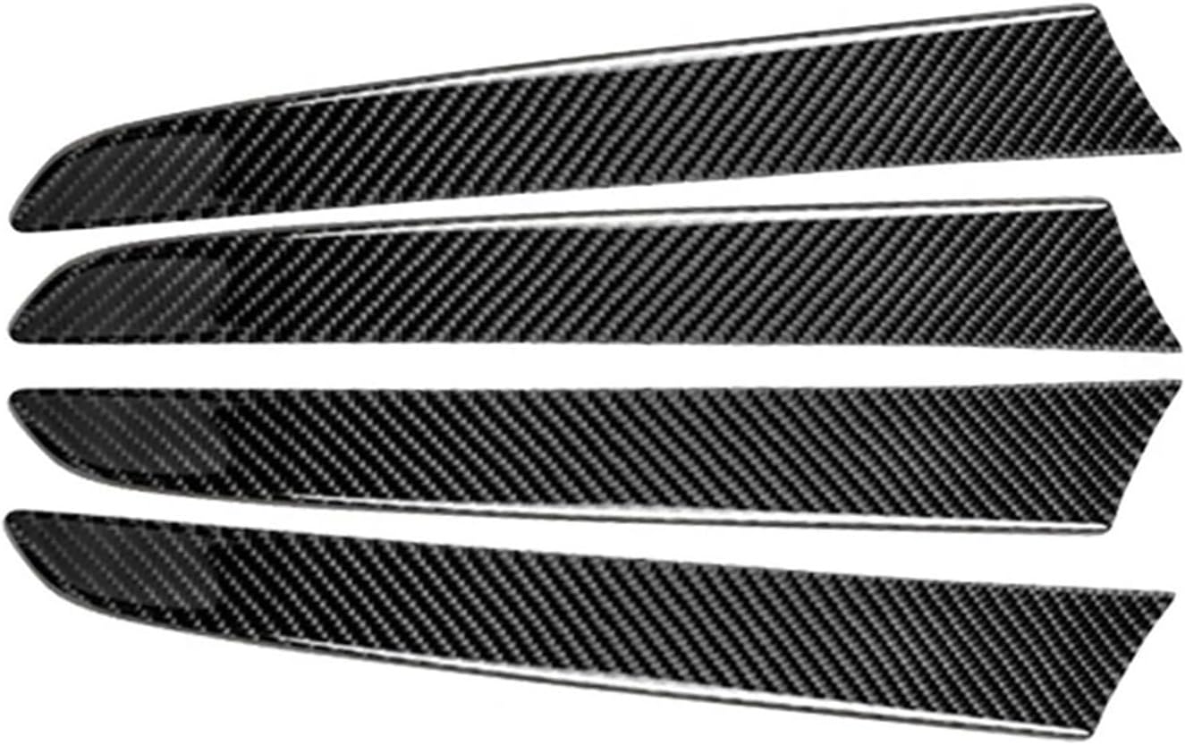 for A4 B8 A5 2010-2016 Carbon Fiber Window Door Panel Trim Cover(B Q5)