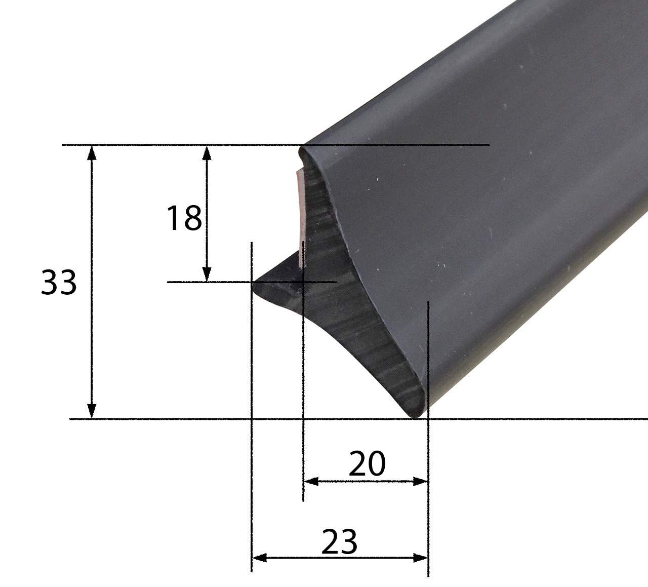 Pièces de Style Hansen → 2 pièces ← Élargisseurs d'ailes universels de 20 mm de Large et 150 cm de Long, adaptés aux Voitures, Pick-ups, Camping-Cars, SUV et fourgonnettes