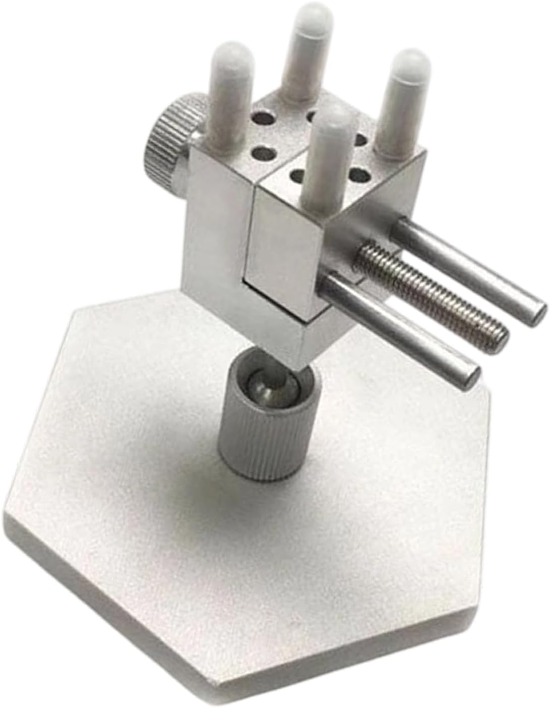 High-Strength Aluminum Drill Press Vise Base & For Metalworking & Workshops Lightweight Benches Vise