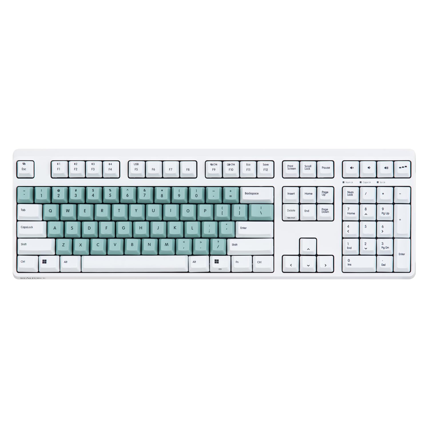 REALFORCE R4 フル 30g 日本語配列 白+キーキャップ（錆青磁） Amazon