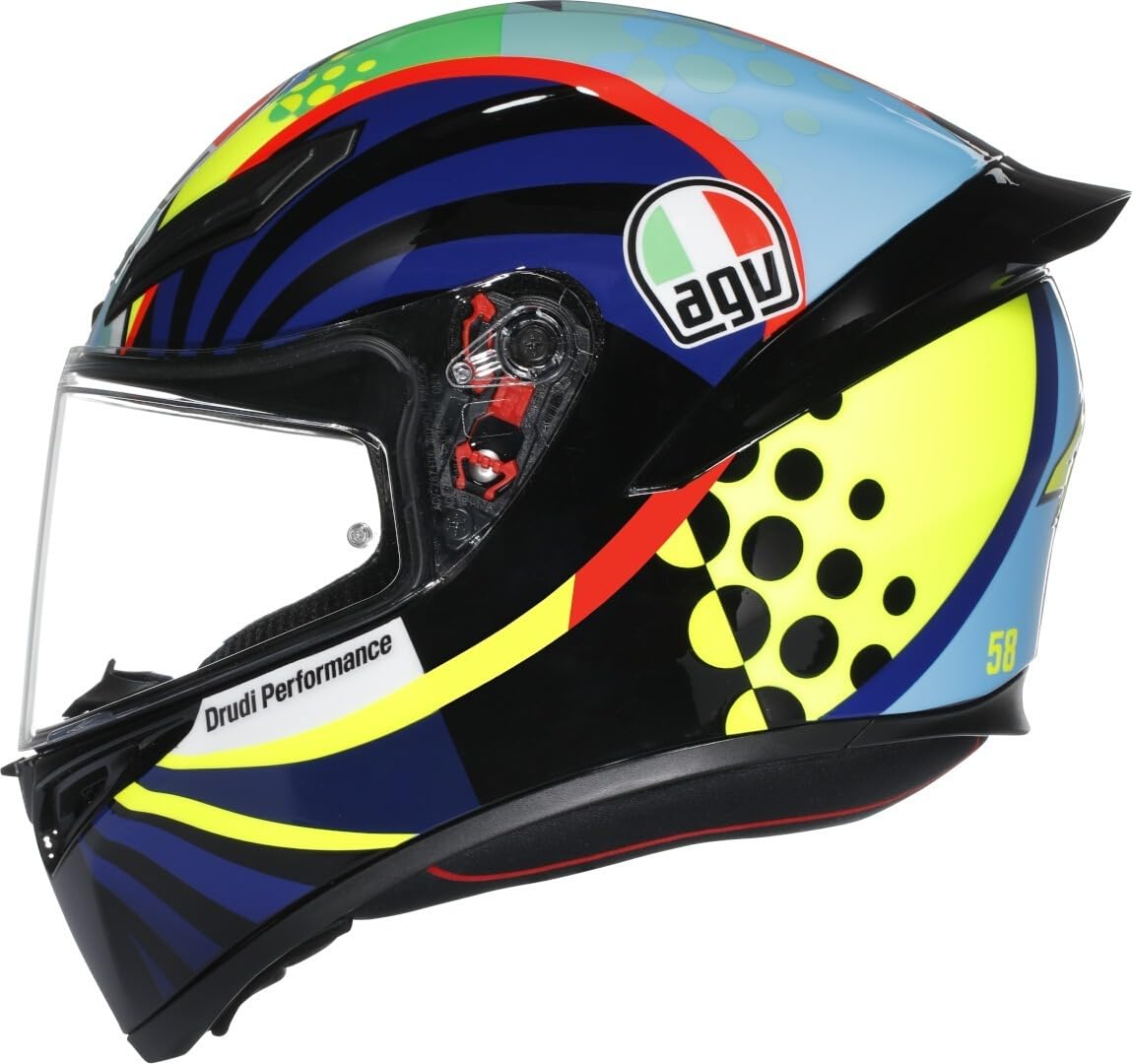 AGV Casco moto K1 S Rossi Winter Test 2020