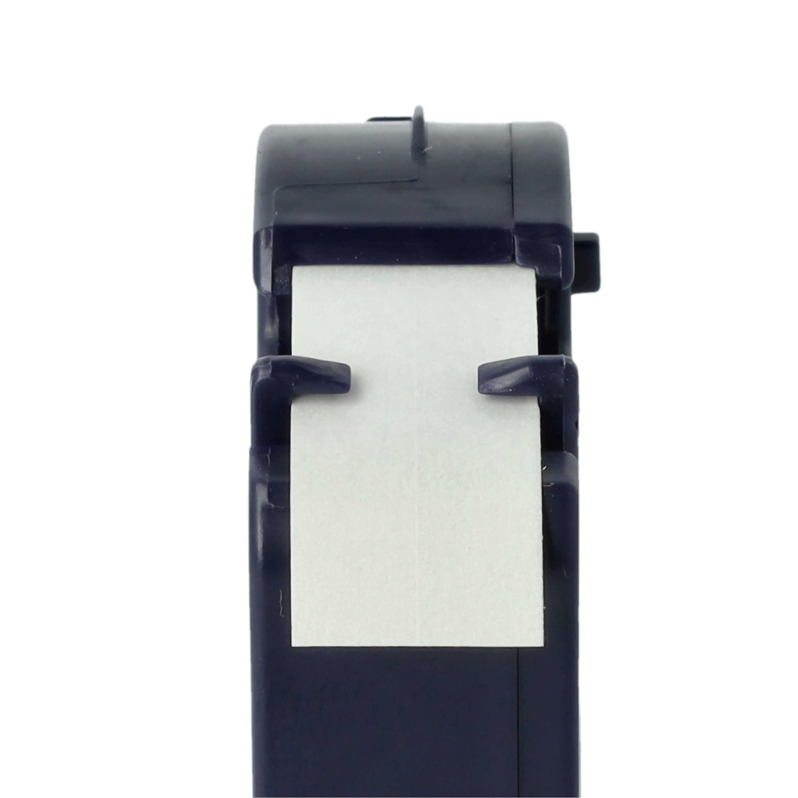 vhbw 50x Cassetta nastro in carta sostituisce Dymo S0721520, 91200 per etichettatrice 4m x 12 mm nero su bianco