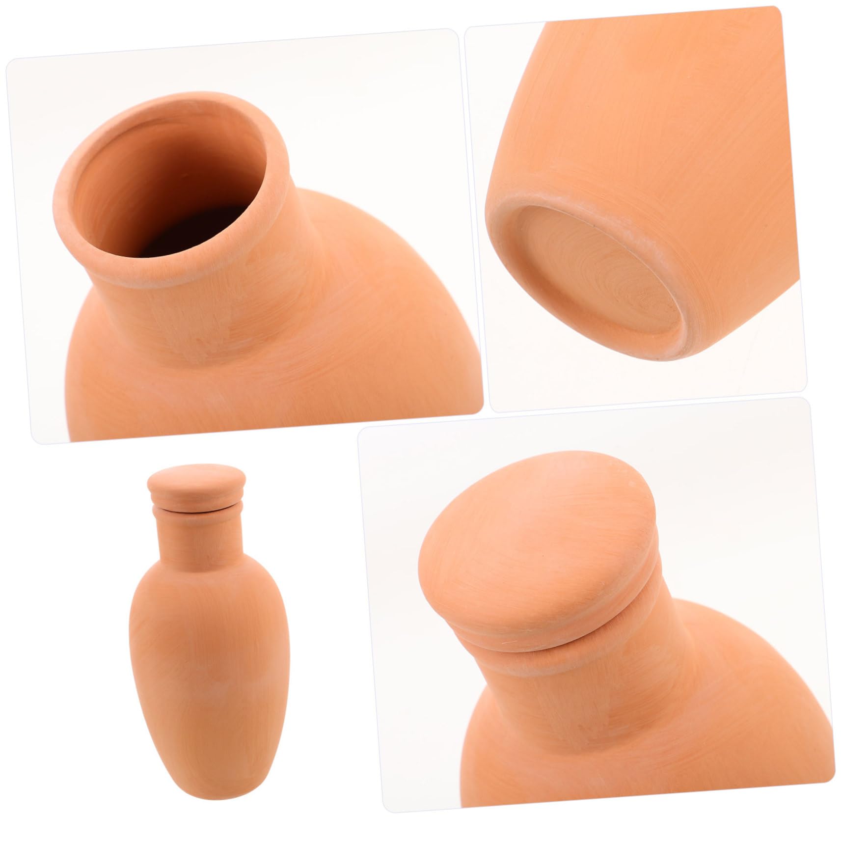NOLITOY 4pièces Arrosage Automatique Terre Cuite Système Arrosage pour Plantes Intérieur Et Extérieur Piquets pour Pots De Fleurs