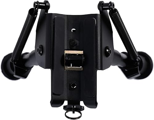 Miniatura 6 de Pinty Rifle Tactical Bipod Adjustable Spring Return Adapter  Compatible with Picatinny Rail System  Adjustable 6-9 Inch Height