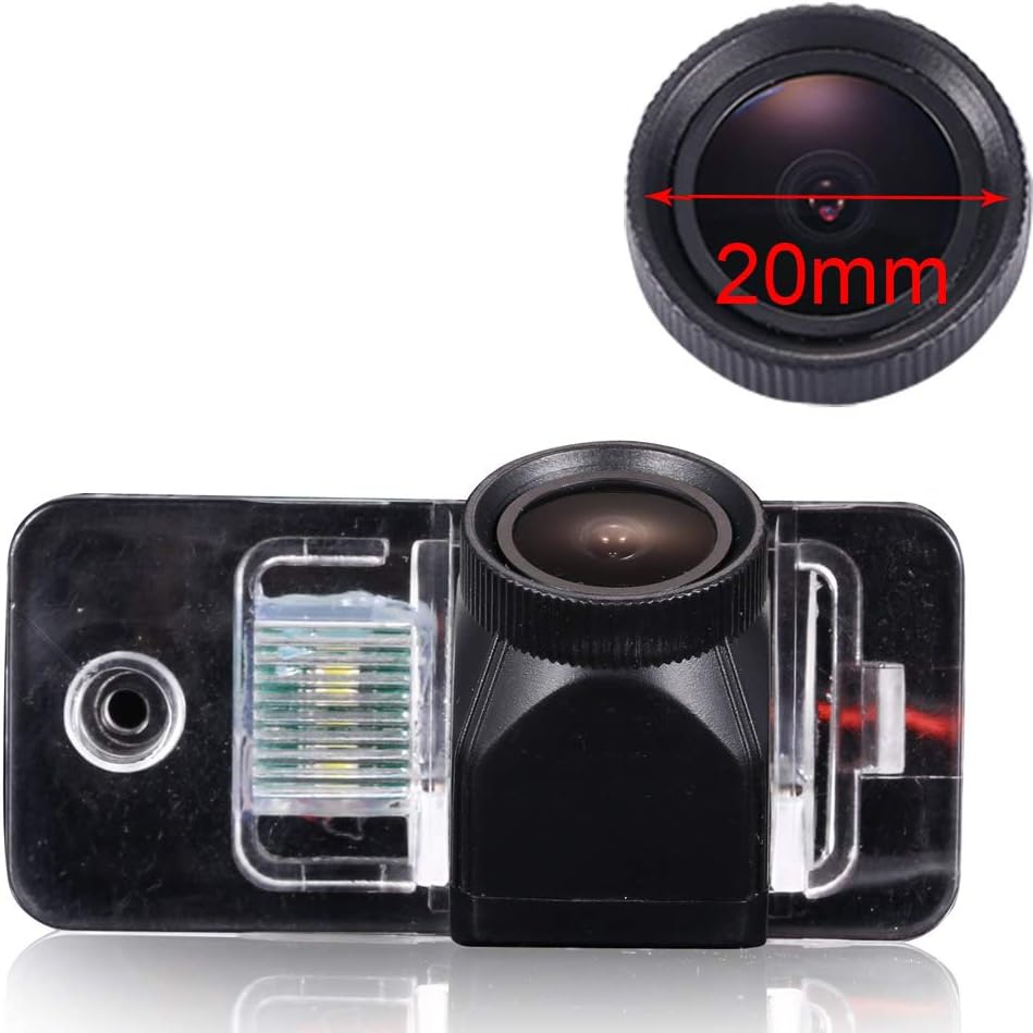 HD CCD 20mm Color Camera with Night Vision Backup System Waterproof & Shockproof IP68 for Audi A3 S3 8P 8V/A4 S4 Avant B6 B7 B8 8K 8H 8E/A5 8T 8F MK1/A6 A6L C6 C7 S6 4F 4G/A8 A8L S 8 D4 4H Mk3/Q7