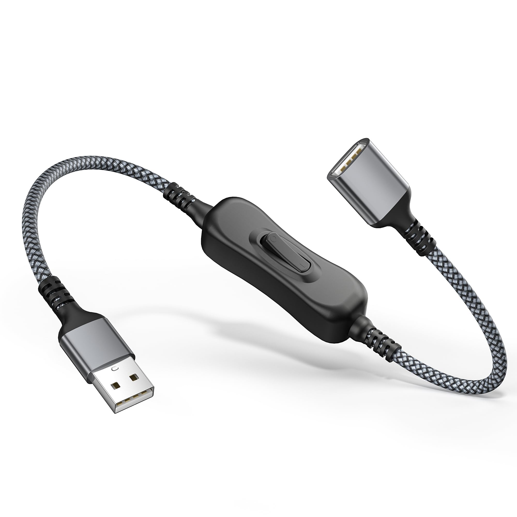 Cavo USB 28 Cm Con Interruttore On/off - Per Lampade USB, Ventole