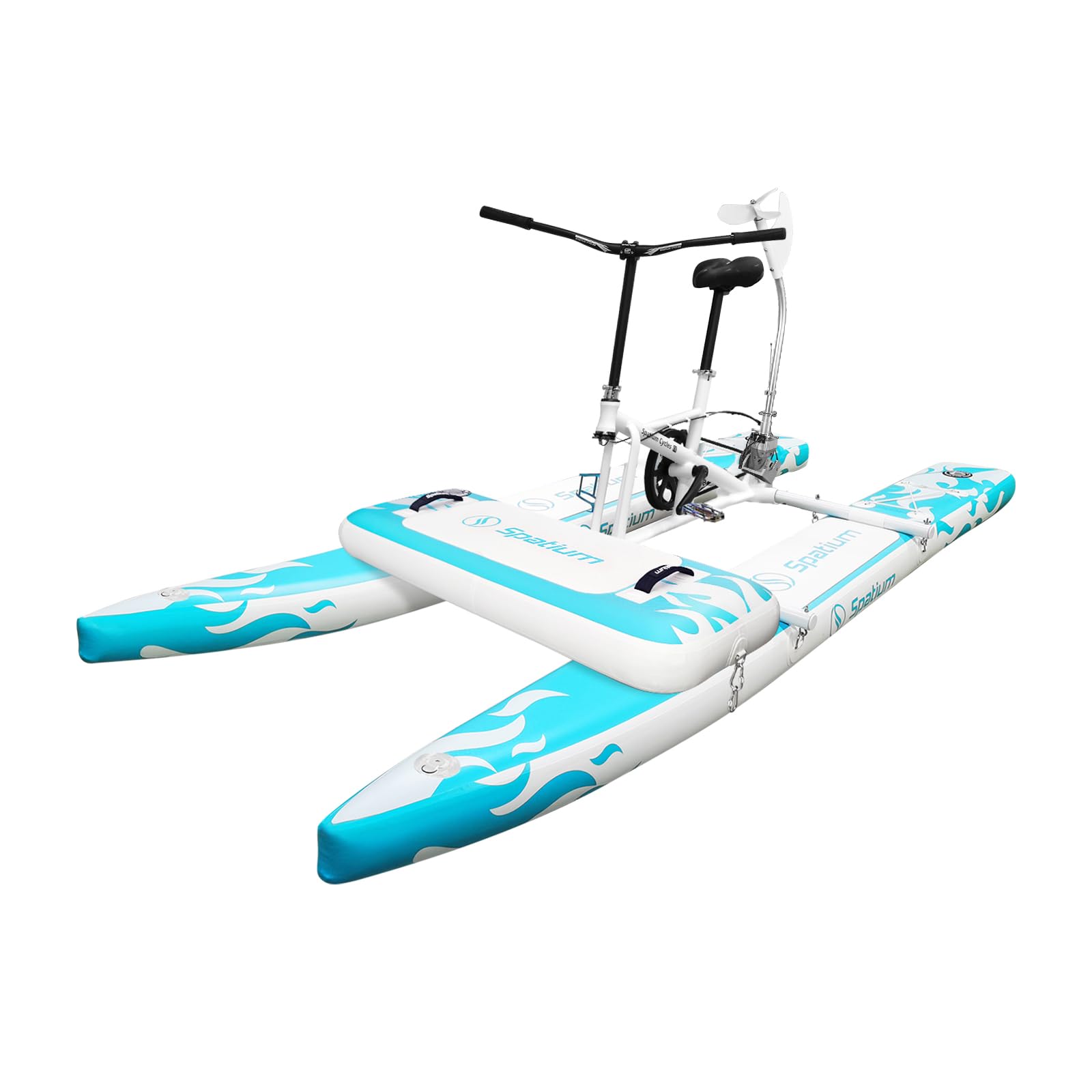 Water Bikes for Lake Inflatable Water Bike 3.0 Adult Inflatable Pontoon Water Bicycle 3-b…