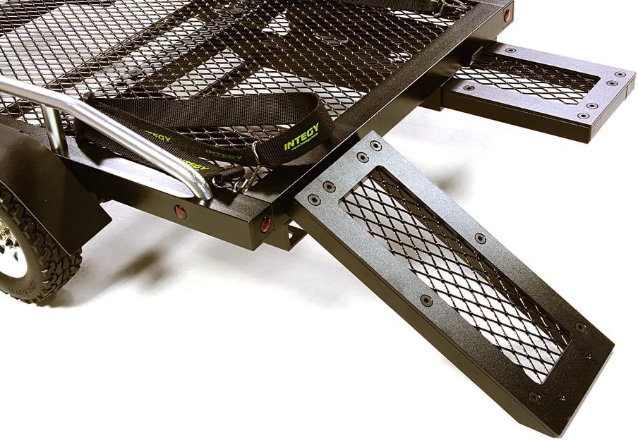 Integy Machined Alloy Flatbed Dual Axle Car Trailer Kit for 1/10 Scale RC 580x320x110mm