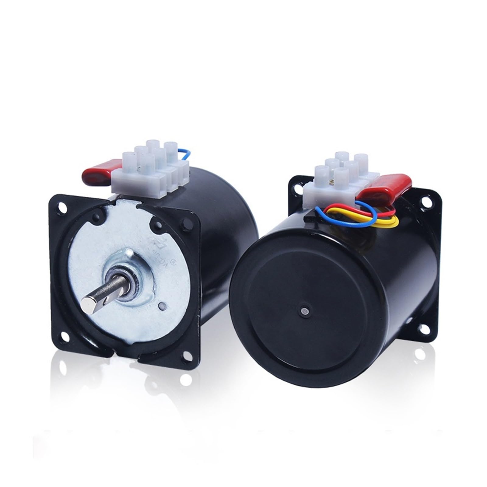 Silnik synchroniczny ze wspornikiem 8 mm wałek centralny 220 V 28 W 68 KTYZ Stały synchronizacja magnetyczna silnik przekładniowy AC Reduktor prędkości 1RPM-110 obr./min typ D (C.5 obr./min z uchwytem