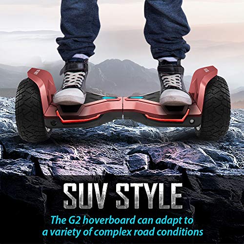 Gyroor Warrior 8.5 Inch All Terrain Off Road Hoverboard With Bluetooth Speakers And Led Lights, Ul2272 Certified Self Balancing Scooter #TOP1