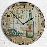 Horloge murale attrayante. SAFE Horloge Murale vin