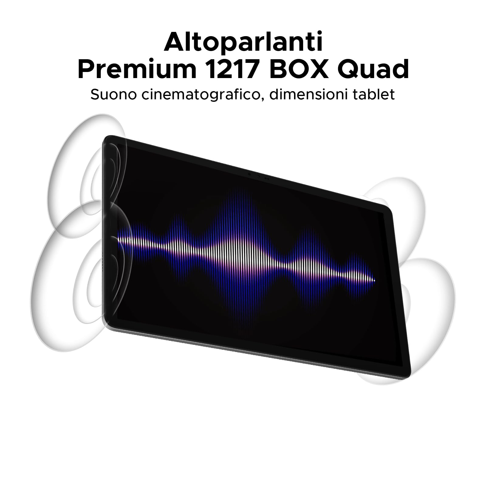 Tab E3+ AI Tablet 12 Pollici, 32GB RAM + 256GB ROM/2TB, 2.4K Tablet Android 8800mAh, Helio G100 Octa Core Gaming Tablet with SIM, Gemini AI Tablets Dual 4G LTE + 5G WiFi, Quad Speaker, Nero
