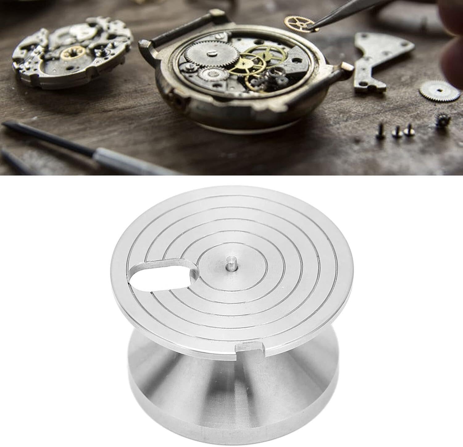 Support de Mouvement de Montre en Acier Inoxydable, Outil de Fixation de précision pour la réparation des horlogers
