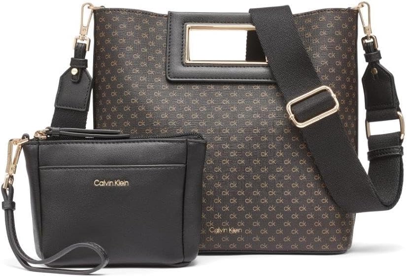 Calvin Klein Women's Eira North/South Crossbody With Removable Pouch