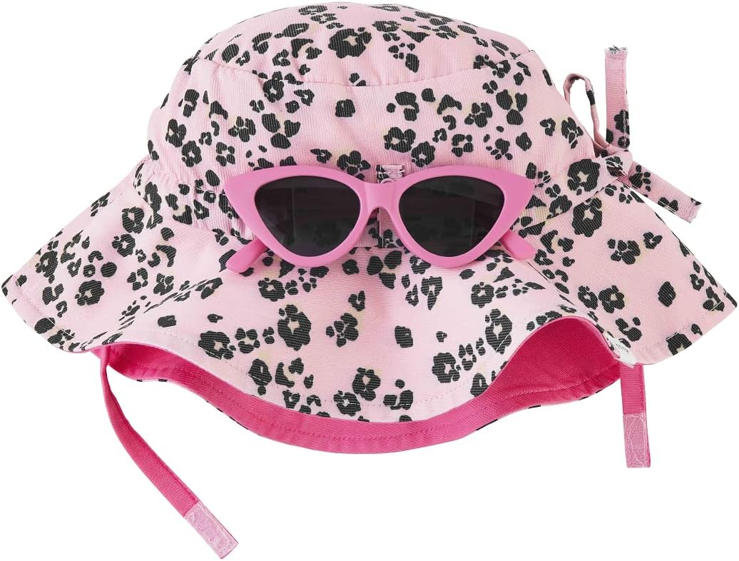 Mud Pie Baby Girls Baby Girl Hat & Sunglasses Set