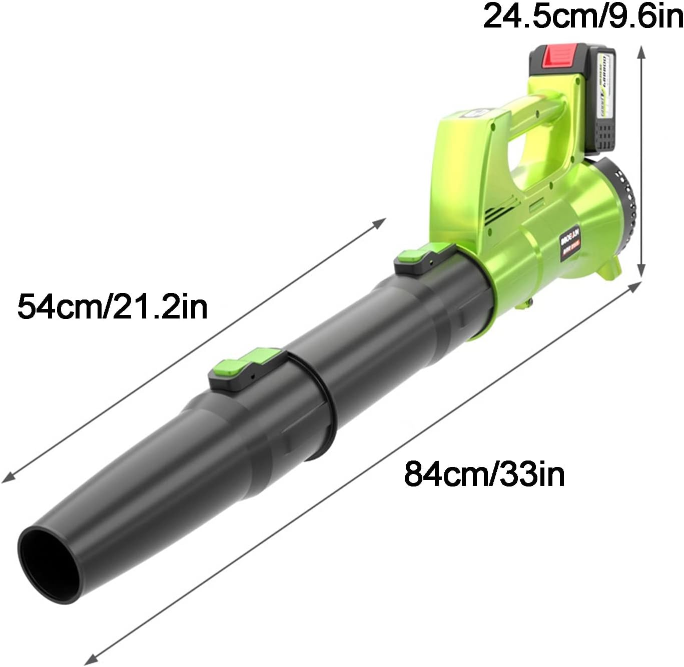 Rechargeable Leaf Blower Industrial Grade Lithium Battery Hand-held Blower for Household Cleaning of Snow and Fallen Leaves in The Courtyard (Color : 6888Tv) (2888Tv)