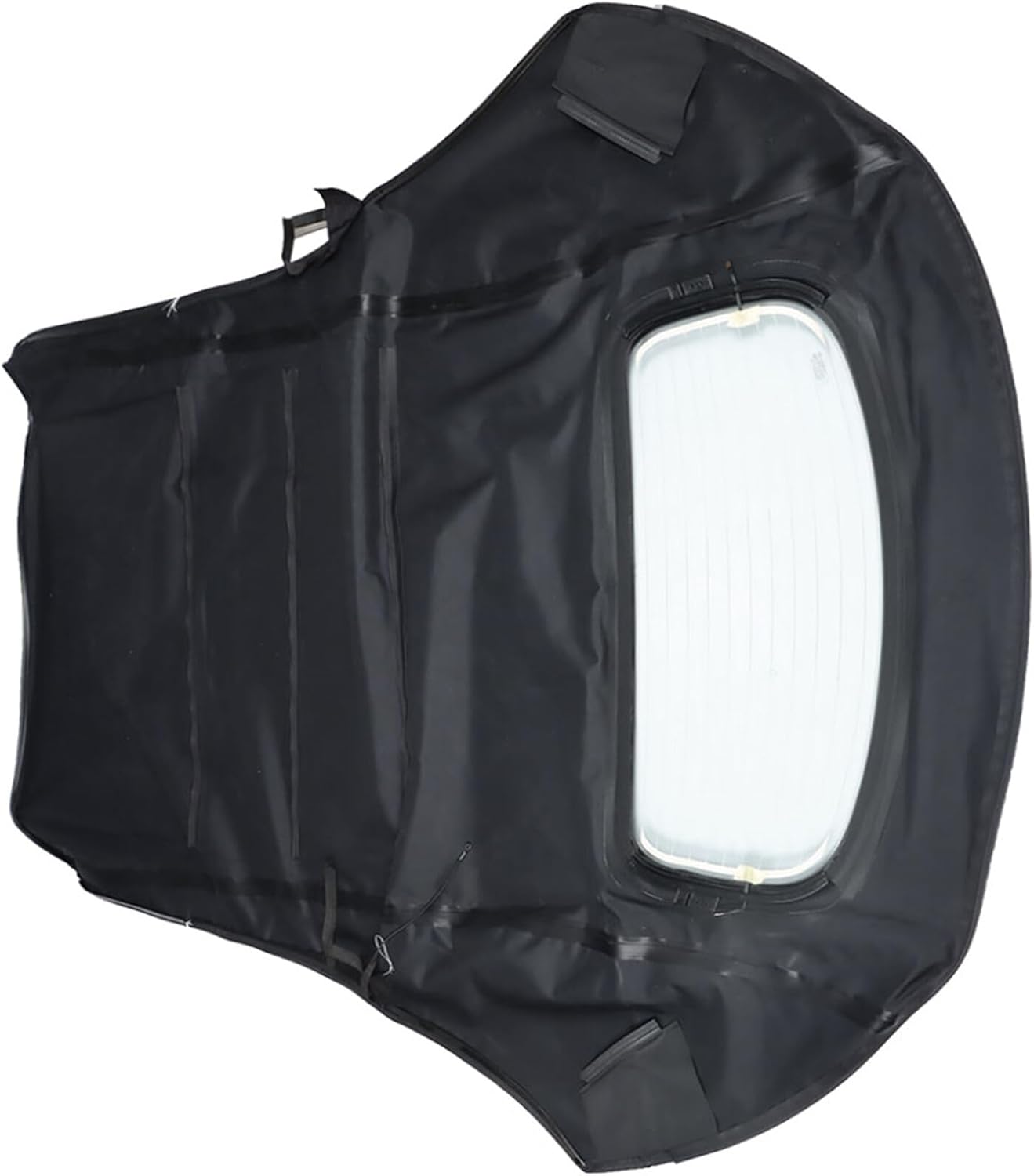 Black Convertible Soft Top Oxford with Glass Window Replacement for Beetle 2003-2010
