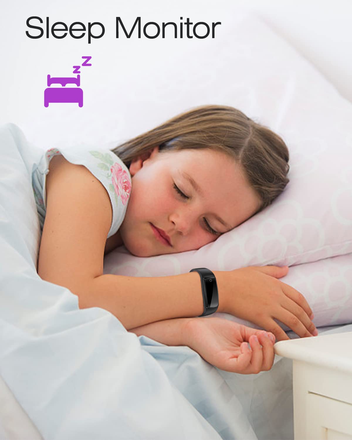 Montre Podometre Non Connecté Trackers d'Activité sans Bluetooth sans Smartphone pour Enfant Personne Agée Femme Homme Podomètre Marche Simple Compteur de Pas Calories Distance Etanche IP68