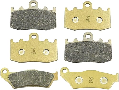 S SYUU Pastillas de freno delanteras y traseras para motocicleta compatibles con BMW R 1200 GS Adventure 05-12 R 1200 RT K 1300 S FA335F FA363R