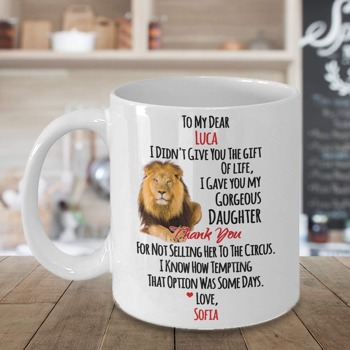 Taza De Café Con Texto En Inglés "Best Uncle", Con Texto En