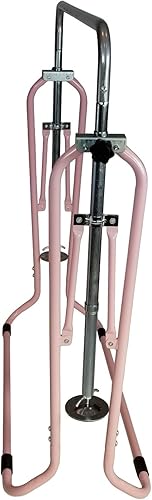 Miniatura 6 de JUNGLE KIDS Gimnasio Horizontal Colgante Mono Bar Gimnasia Patio Interior Rosa