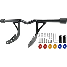 Softail Engine Guard Front Highway Crash Bar for Harley M8 2018-up Street Bob FXBB FXBBS Low Rider FXLR FXLRS FXLRST Standard FXST (Gloss Black)