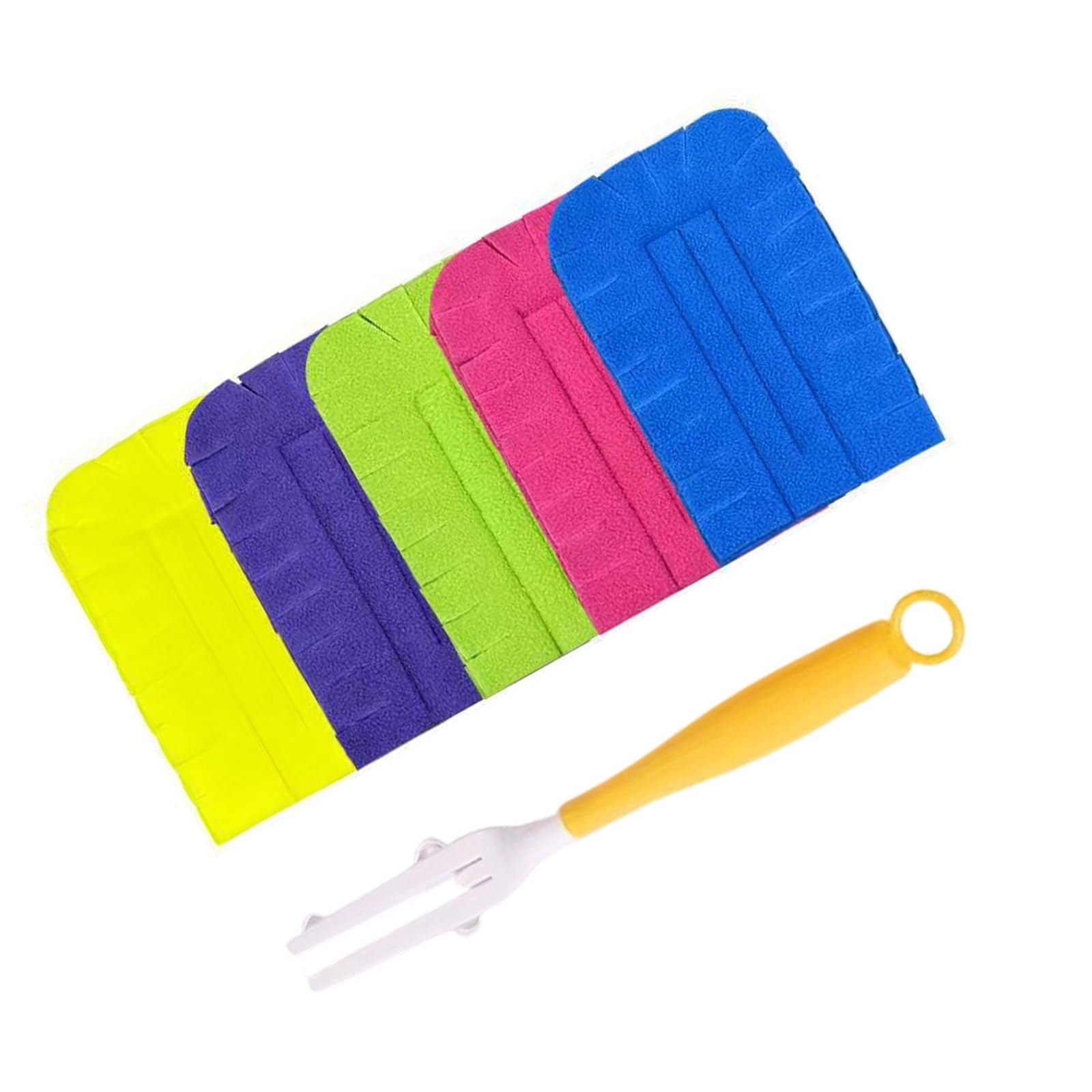 Multipurpose Cleaning Dusting with Flexible Head Washable Cleaning Pad for Tight Space and Detailed Surfaces Dusting Microfibre Polisher
