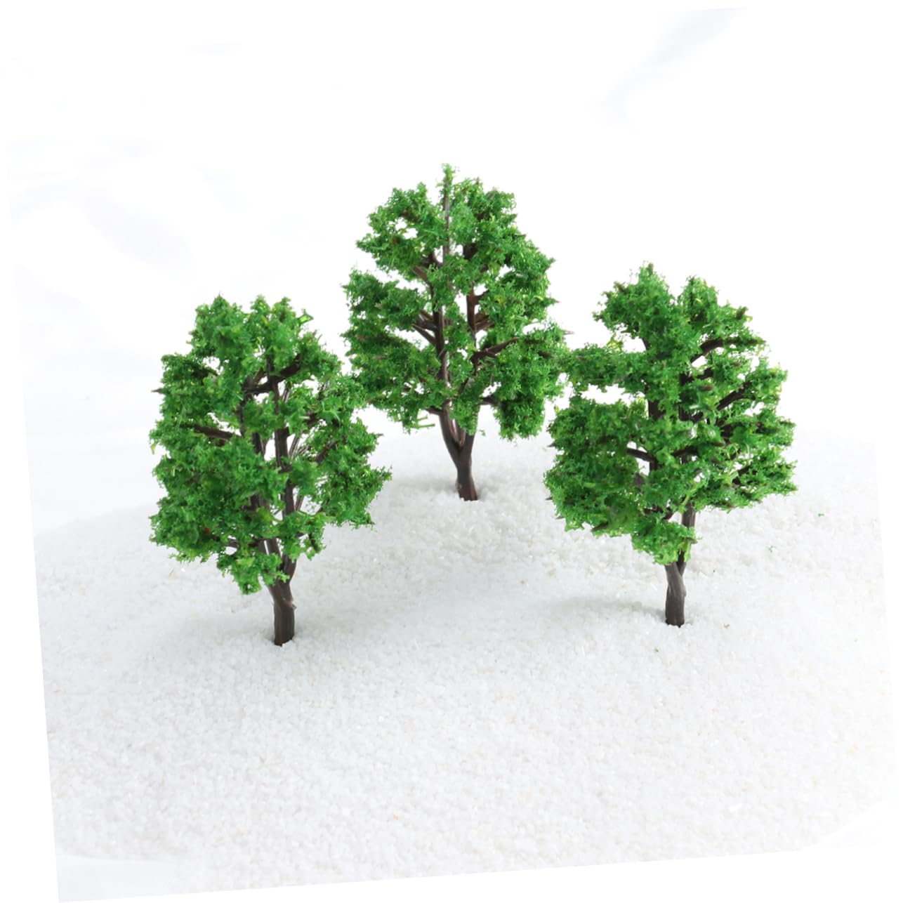 EXCEART 100pezzi Alberi Verde Per Modellismo Paesaggio e Diorama Per Decorazioni Architettoniche e Scenografie Di Trenini