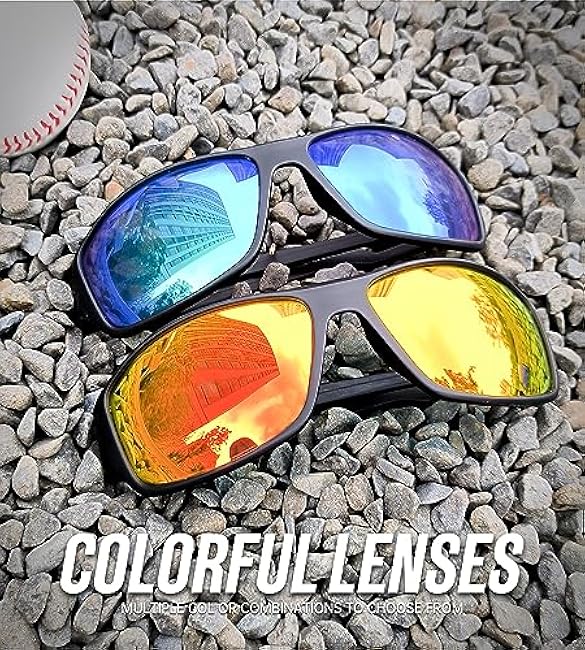 KALIYADI Sunglasses-Men Polarized Sports Sun-glasses: Mens Sun glasses Polarized UV400 Protection Running Cycling Outdoor