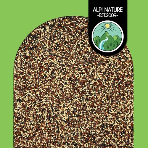 Alpi Nature Quinoa bunt BIO 500g, tricolor Mischung aus rote, weißer und schwarzer Quinoa, glutenfrei