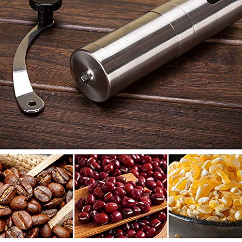 minzhenamz Manuelle Kaffeemühle,Kaffee-Handmühle,Kaffeemühle Manuell Keramikmahlwerk, Espressomühle,Handkkaffeemühle… – Bild 8