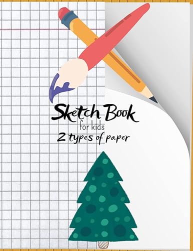 Sketch Book For Kids A4 size drawing notebook 100 pages of blank white sheets and lined "one by one with a" beautiful cover  Large A4 drawing book