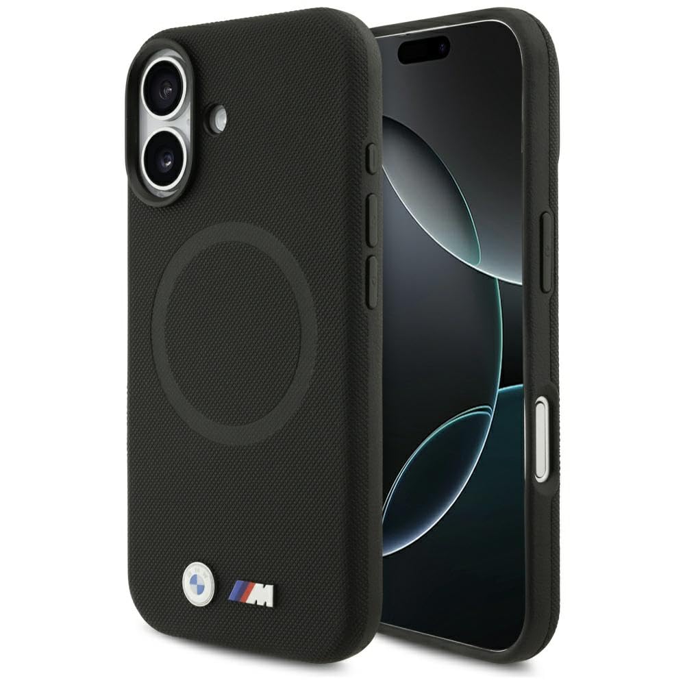 CG MOBILE BMW M FW Metal Logo Compatible con MagSafe Funda para iPhone 17 (Negro)