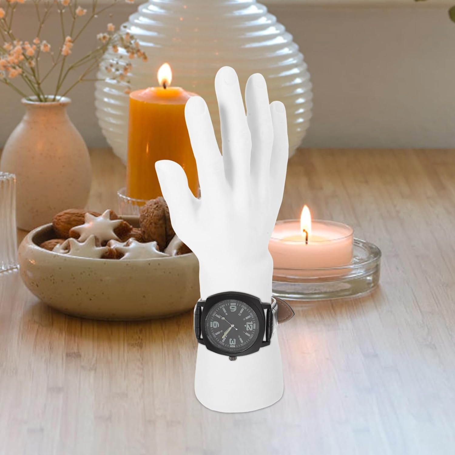 Handpuppe für Schmuck-Display, Uhrenhalter, Vitrinenständer für Zuhause und Einzelhandel – ideal für die Präsentation von Accessoires