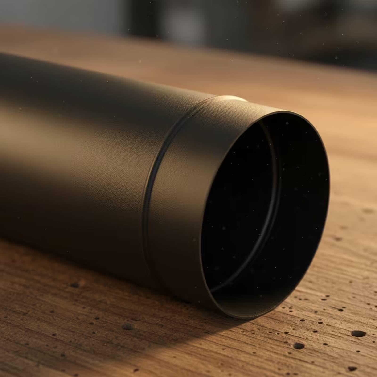 Gomito Corrugato Curva Alta Resistenza Raccordo per Insttori, Fai da Te, Caminetto, 波纹160mm 45度, Accessorio Per Camino A Legna, Gomito A 45 Gradi, Diametro 160mm, Acciaio Inossidabile Nero
