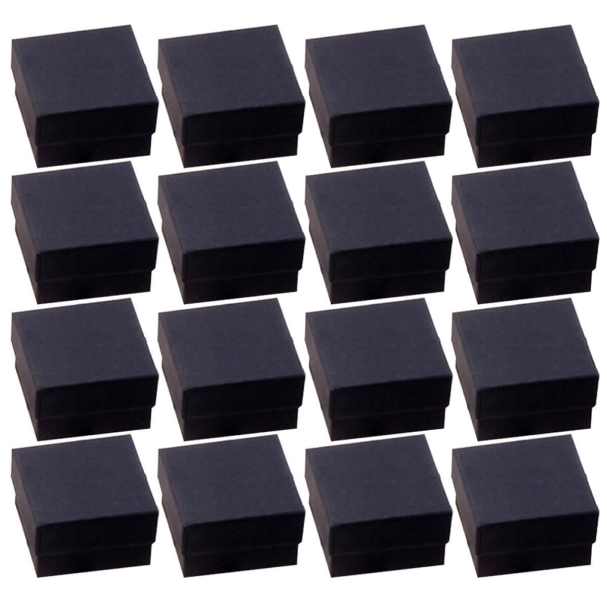 Boîte de rangement pour boucles d'oreilles et bagues, pack de 48 pour anniversaire