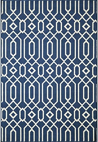 Momeni Rug EGYPTIAN MACHINE MADE BAJ-3 NAVY 3'-11" x 5'-7" - Area Rugs