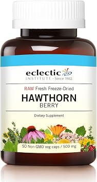 Eclectic Hawthorn Berry Freeze Dried Vegetables with Glass, Blue, 50 Count