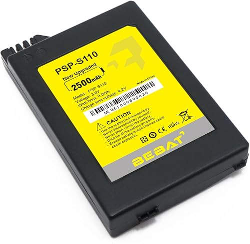 Miniatura 6 de BEBAT Batería de litio de 3.6 V para consola Sony PSP 3000 PSP Slim 2000 PSP-S110, PSP-2001, PSP-3000, PSP-3001, PSP-3002, PSP-3004, PSP Slim