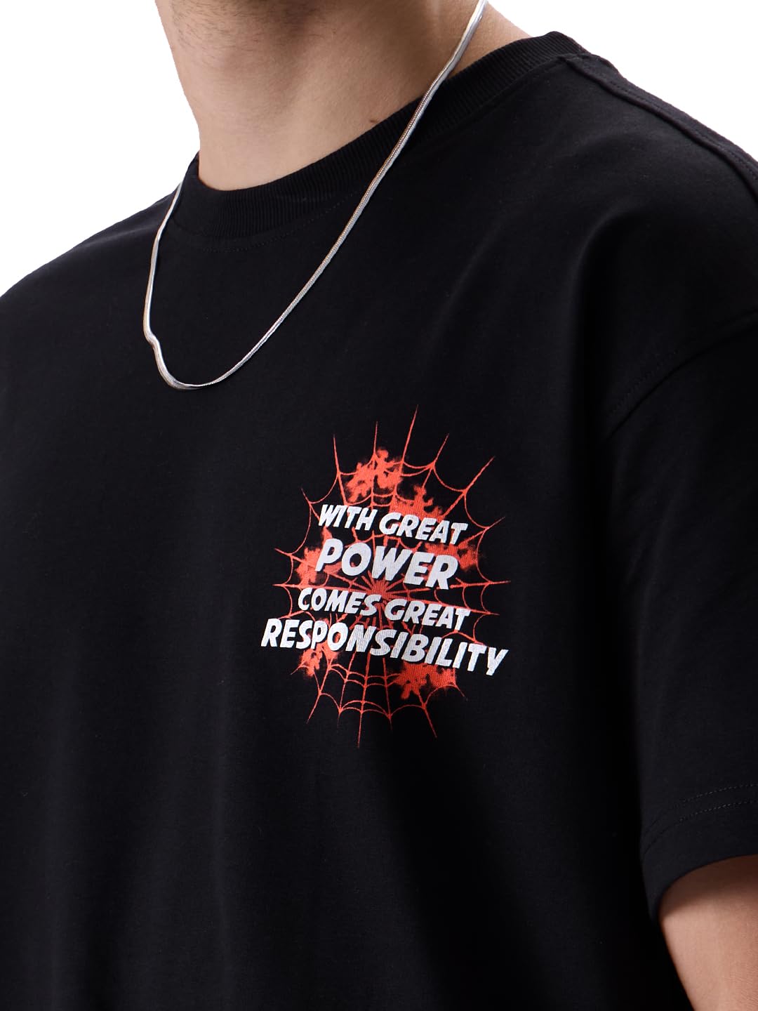 The Souled Store Spider-Man Across The Spider-Verse - Camiseta para hombre (paquete de 1)