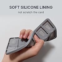 Vista 4 de WNJACO Switch Game Card Case Nintendo Switch Game & Micro SD Card, Customized Pattern Switch Lite Game Card Storage Box with 24 Game Card Slots and